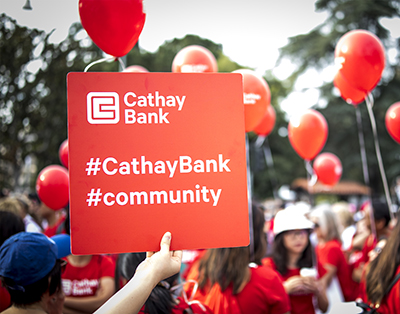 Cathay Bank participates in the 2018 Walk for Hope in Los Angeles.