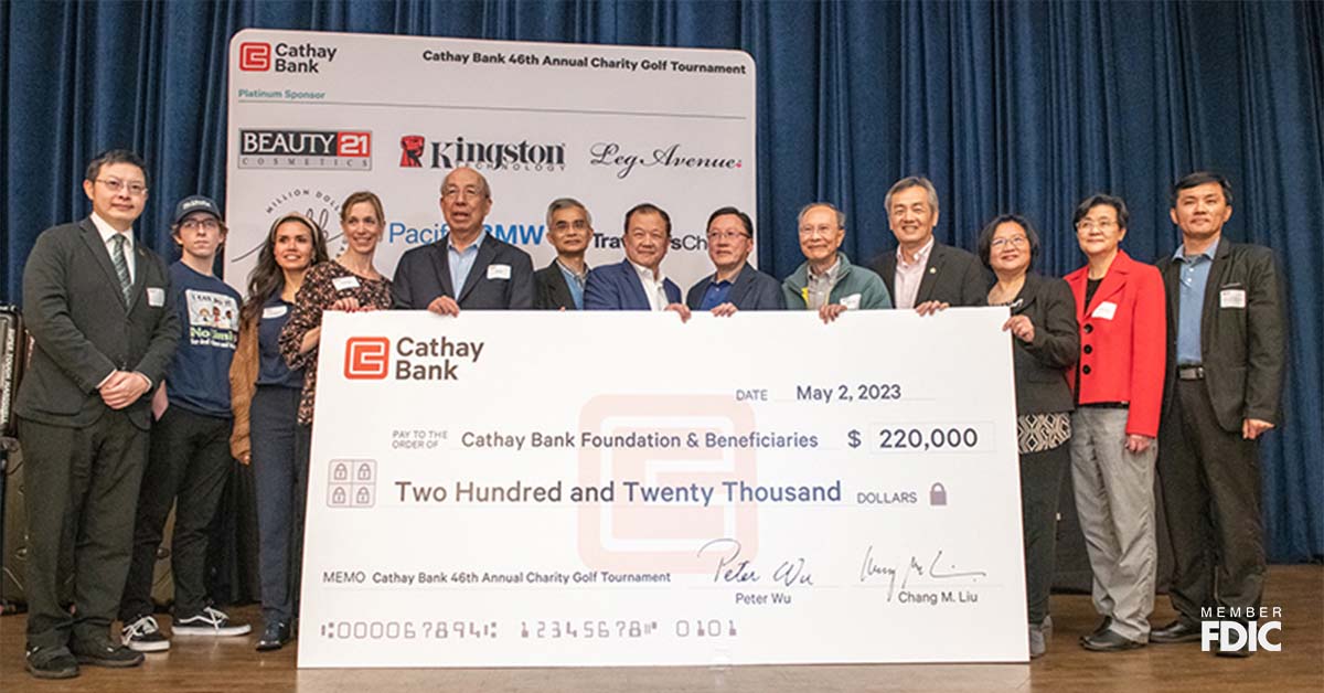 Cathay Bank Raises 220,000 for Local Nonprofits Blog